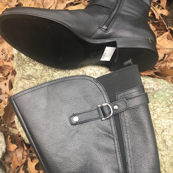 NWB 9W wide width + Wide calf leather boots - Picture 7 of 8